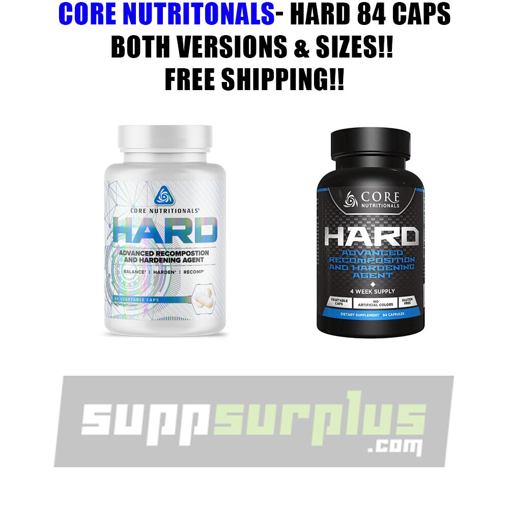 Core Nutritionals Core Hard Advanced Hardening Agent 84 Caps - Both Versions