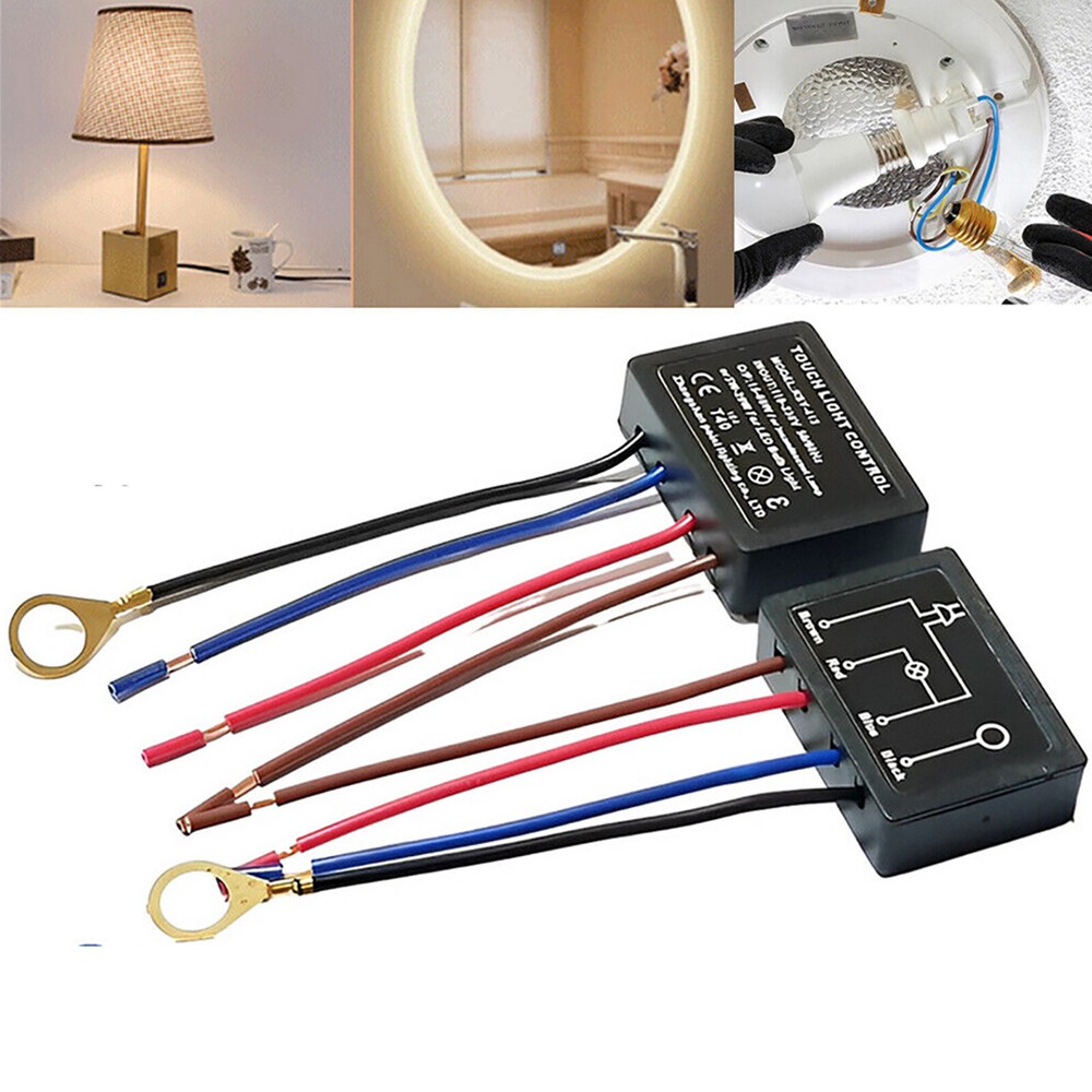 2pcs Touch Light Lamp Dimmer Switch Control Module Suitable for Various Lamps