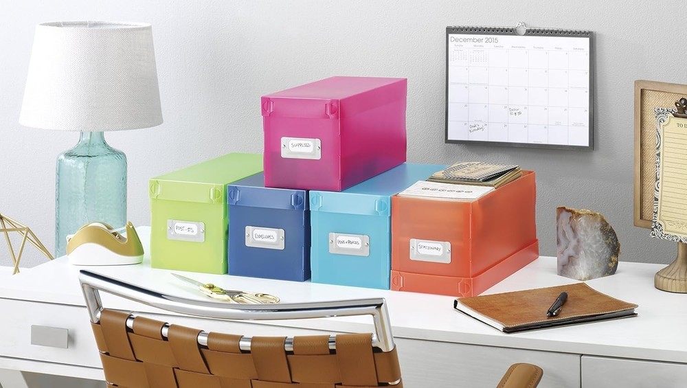 Stackable CD Boxes in Assorted Colors - Perfect Plastic Storage for Music Lovers