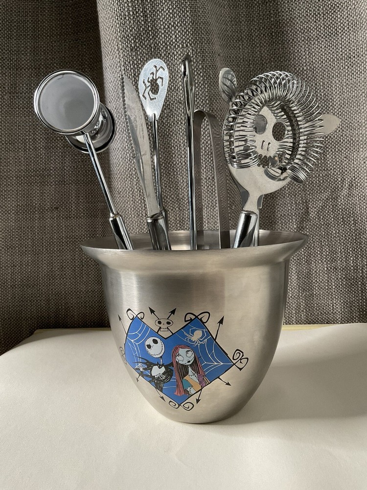 Bar Ware Disney Nightmare Before Christmas Bar Set Mixed Drinks Party Barware