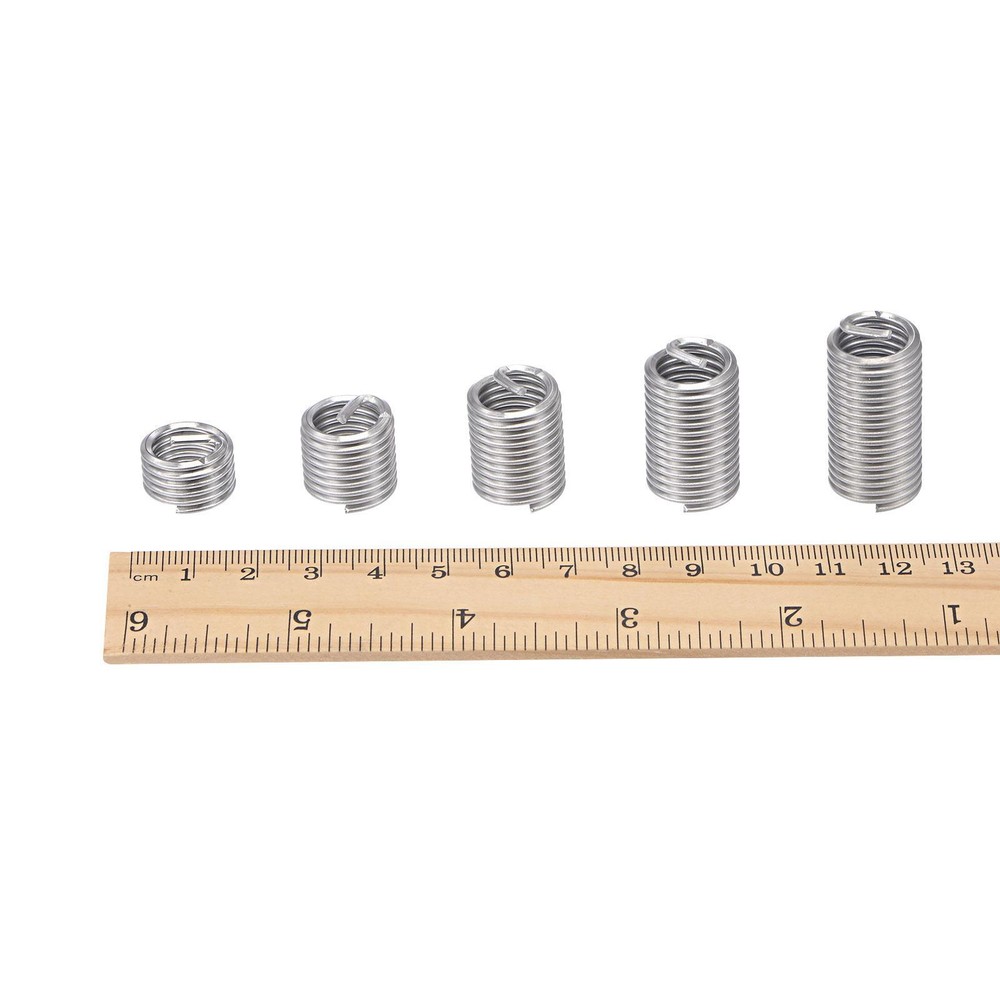 10pcs 1/2-13 UNC 3.0D 304 Stainless Steel Wire Thread Insert Threaded Sleeve