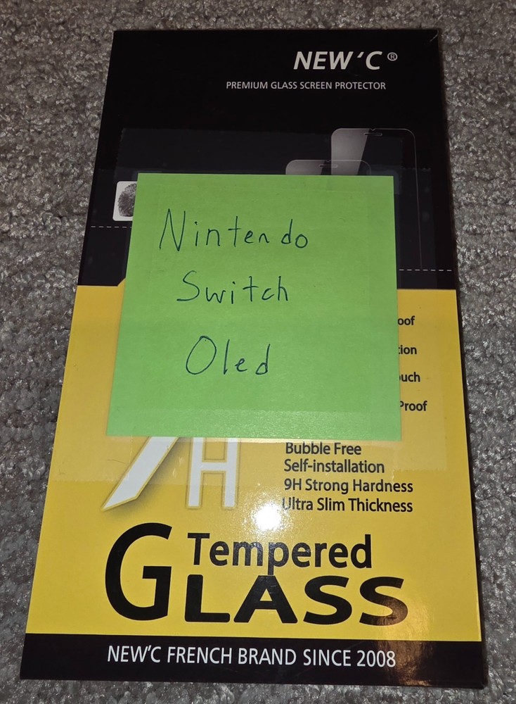 (3 pack) Nintendo Switch OLED Glass Screen Protector