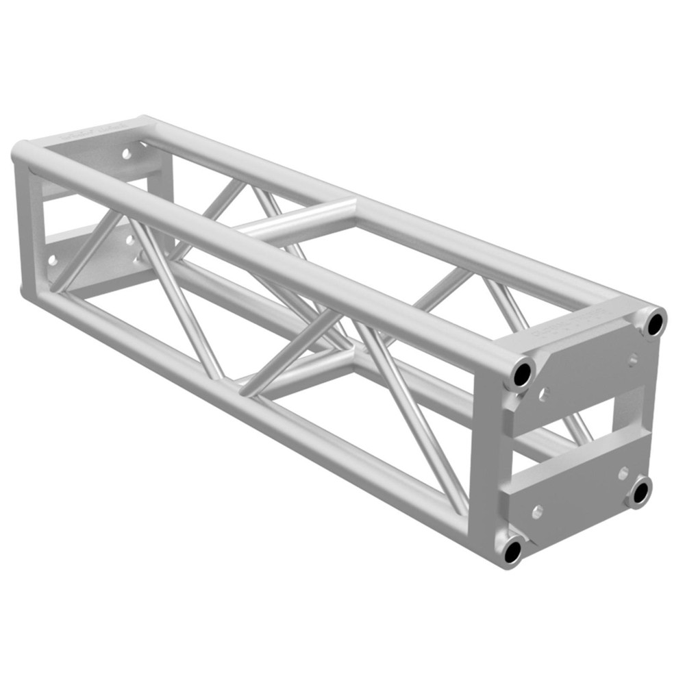 Global Truss DT-GP Square 4FT End Plated Straight Segment [DT-GP4]