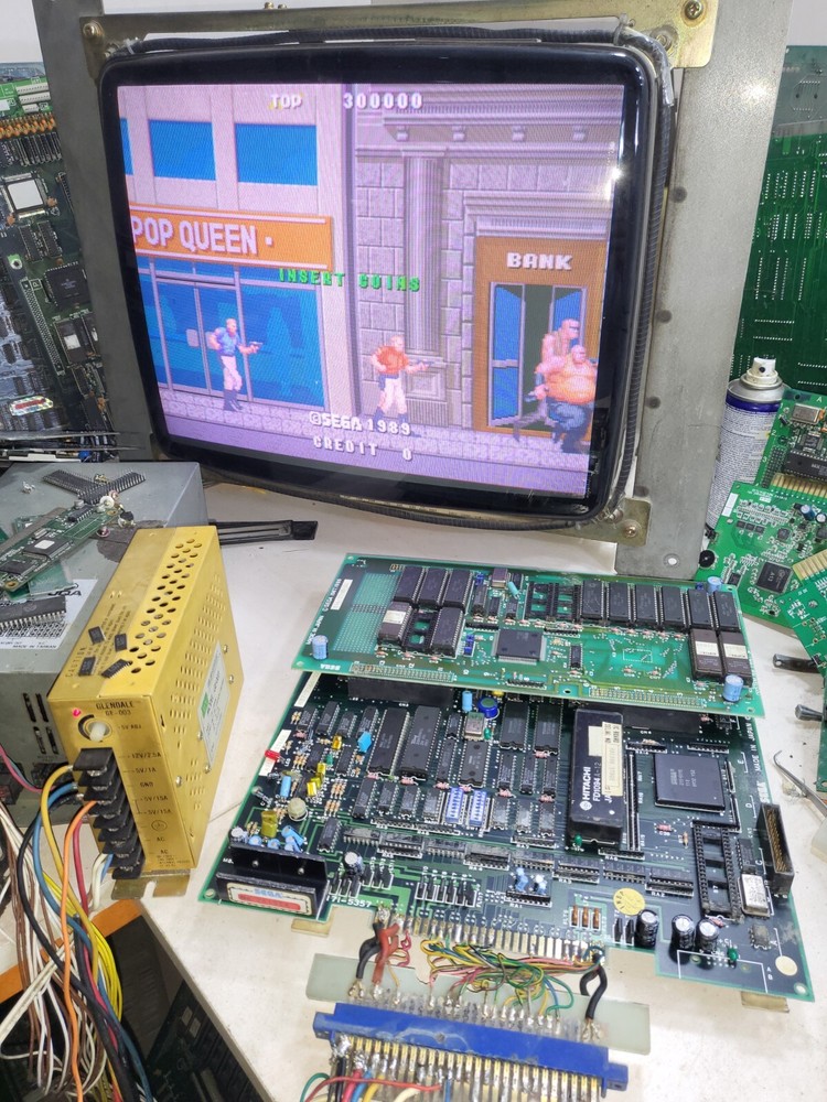 Original Sega E-Swat Arcade PCB Board Tested Working 100%