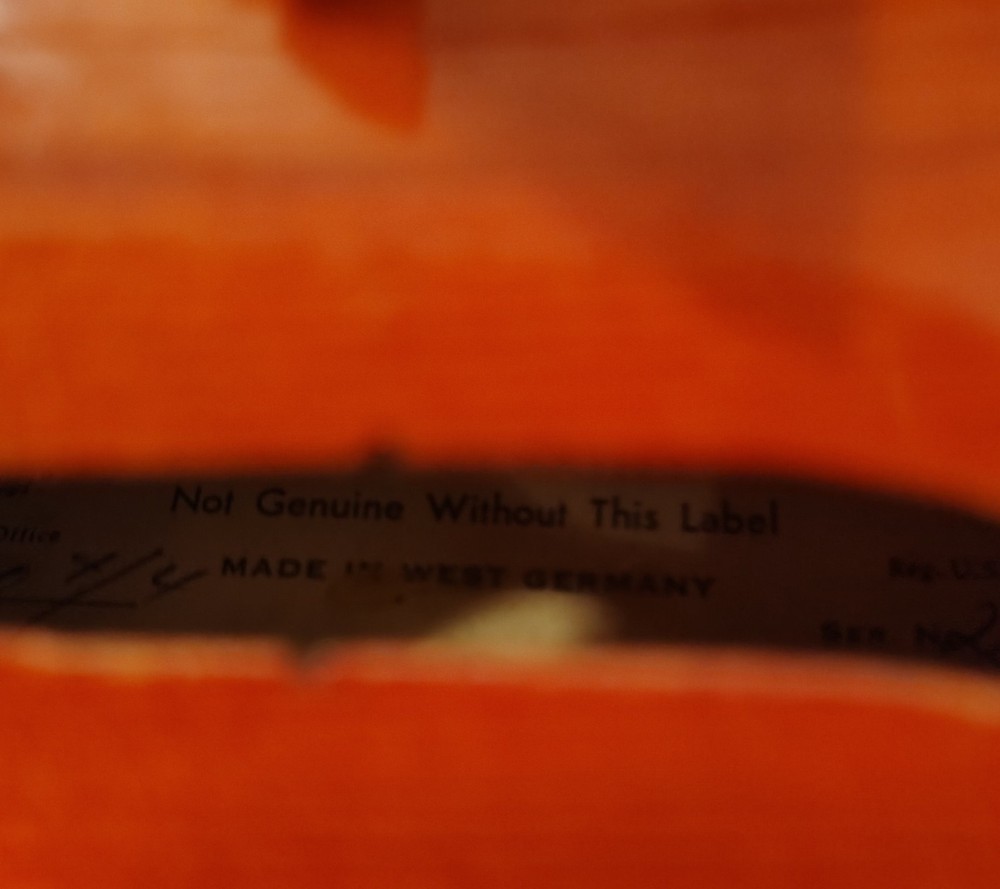 C Meisel Violin Late 1960s Vintage