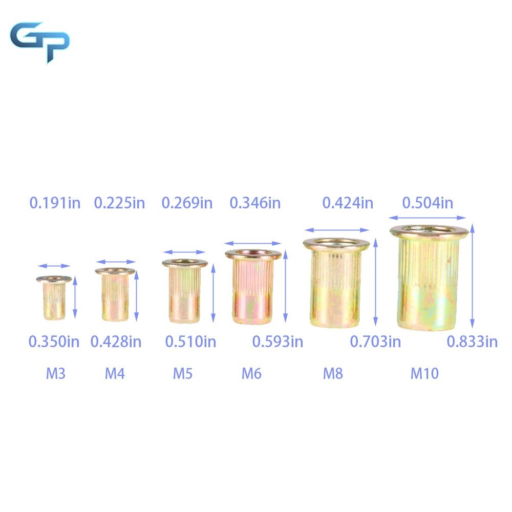 Rivet Nut Gun Kit Rivnut Tool Setter Thread Setting Nutsert Tool 900 Packs