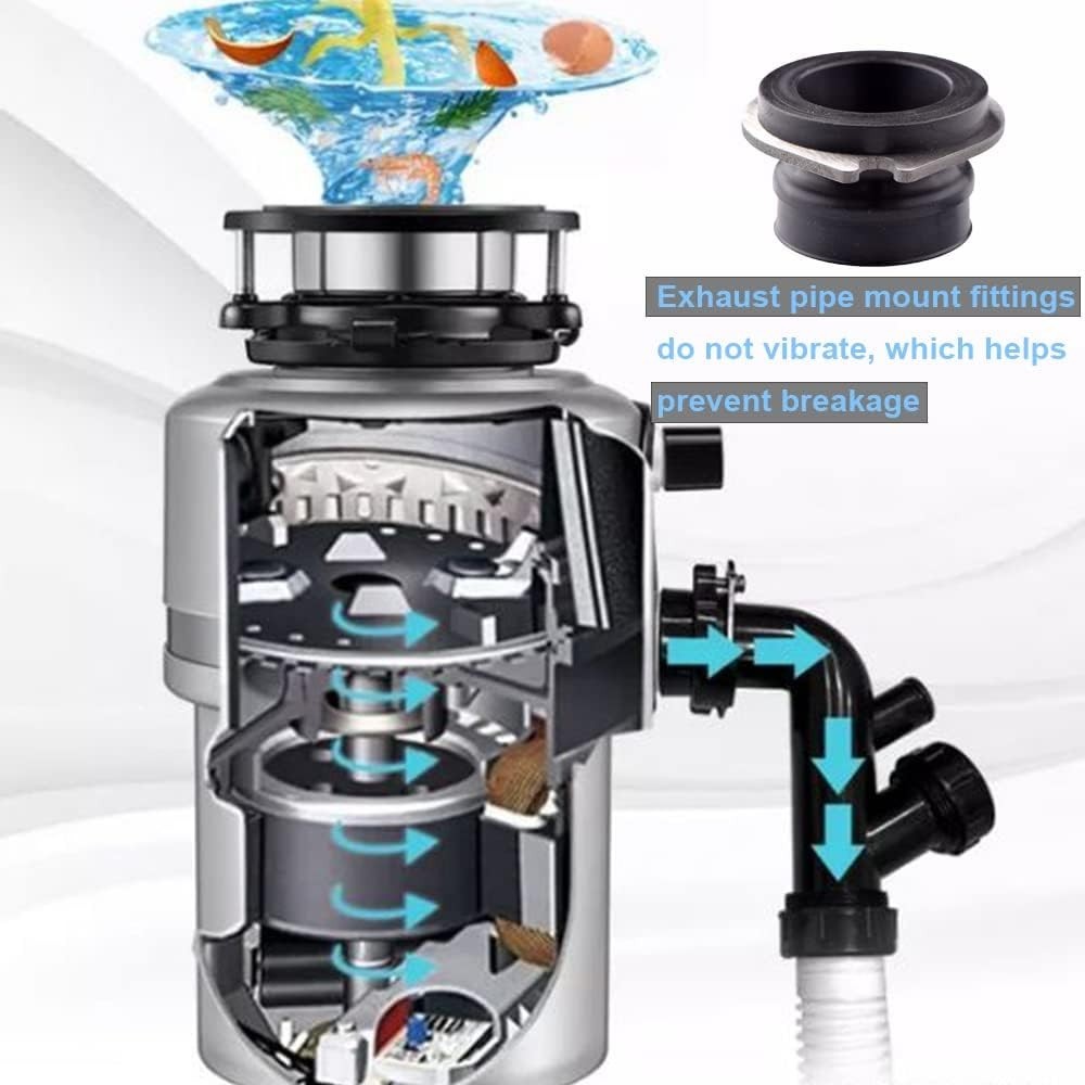 Easy Install 2-Pack Flex Coupler 75499 for Smooth Garbage Disposal Operation