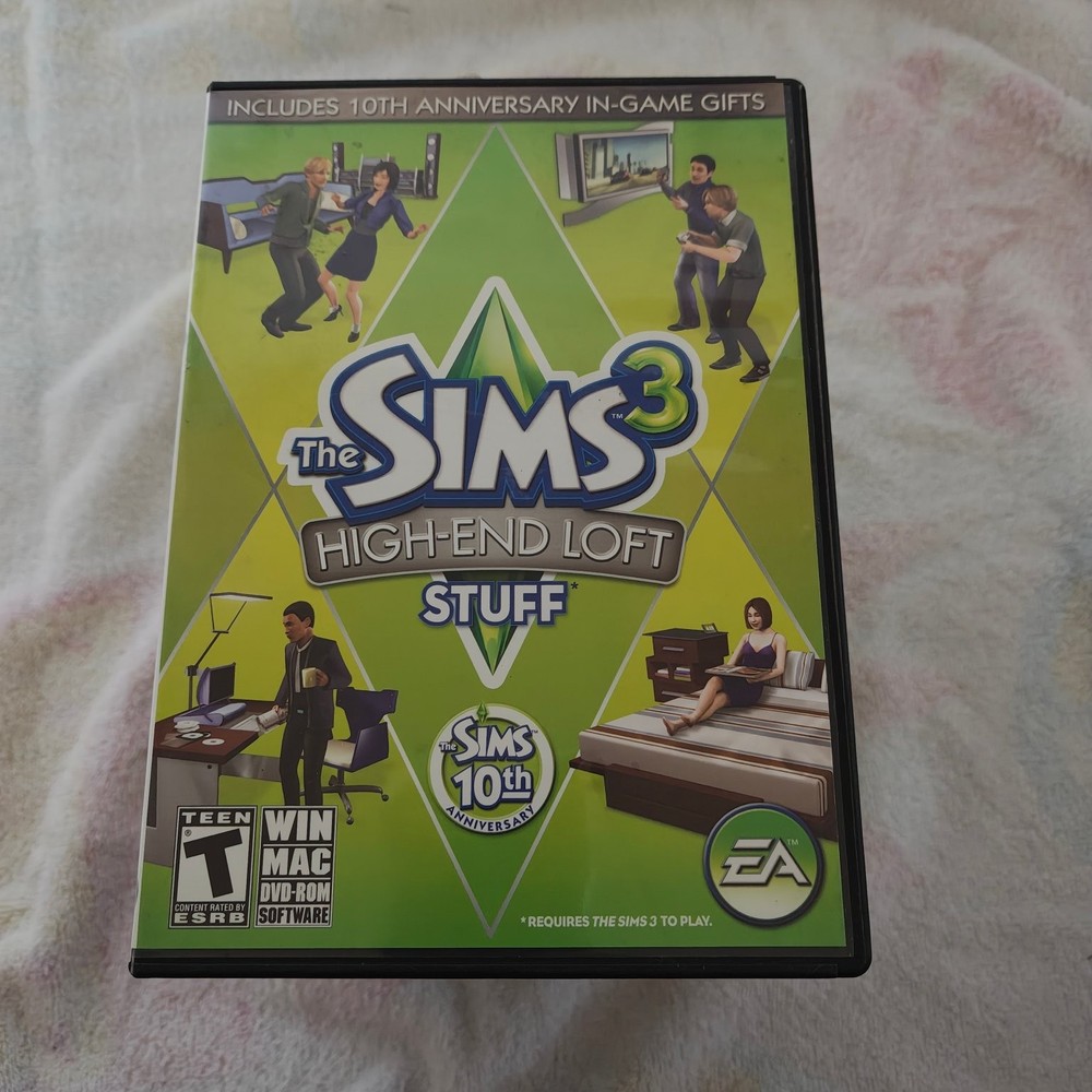 The Sims 3 High-End Loft Stuff DVD Keep Case Multi-Platform PC Mac