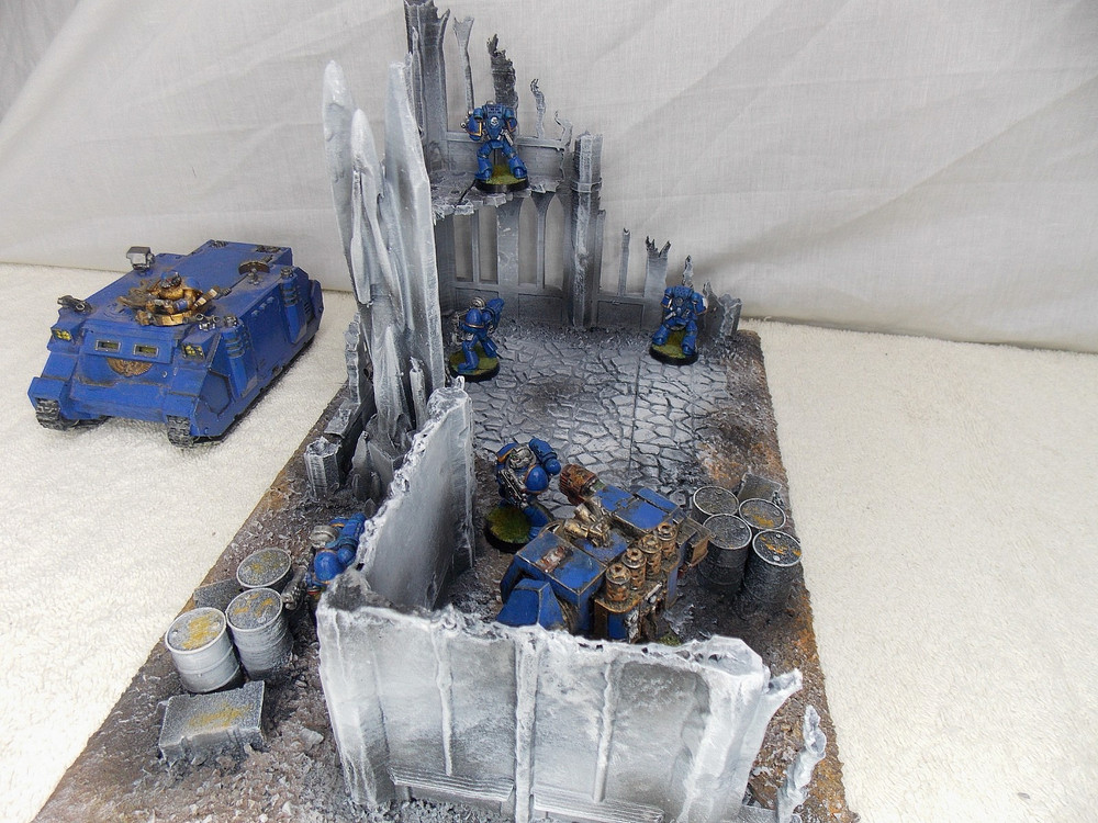 WARGAMING TERRAIN PAINTED BUILDING