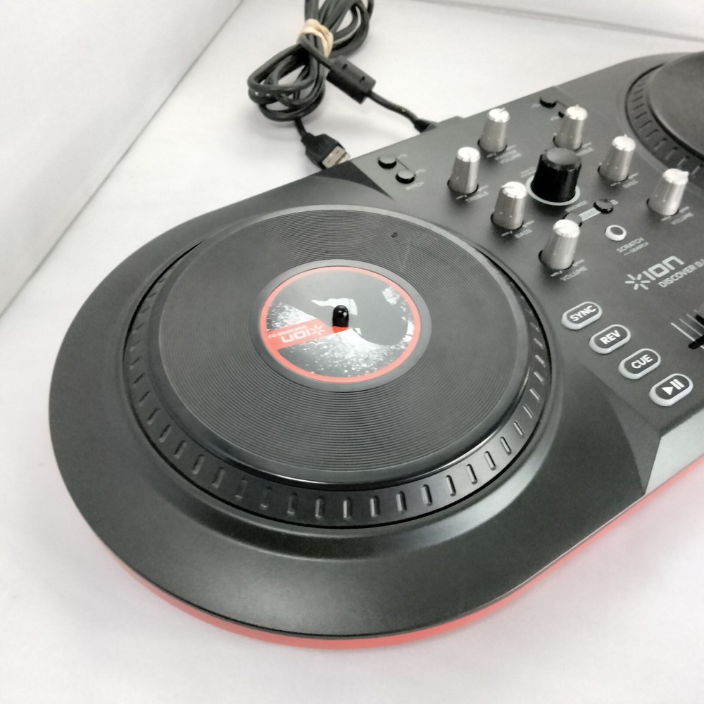 Ion Discover DJ System Dual Turntable Scratch MP3s USB Double Deck Controller