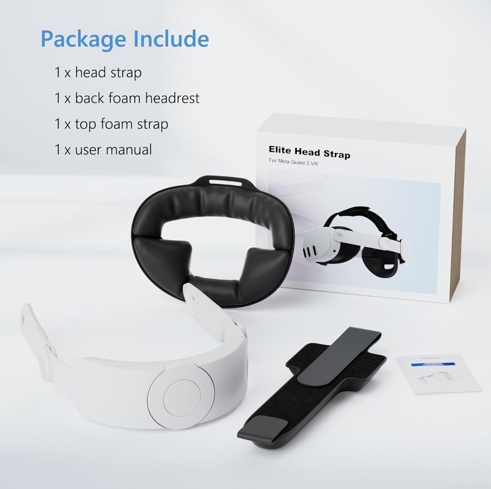 Head Strap for Meta Quest 3, Comfort Head Strap for Elite Strap Replacement