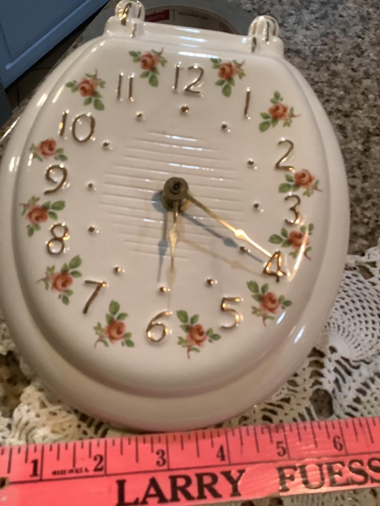 Takane Quartz Wall Clock with Floral Design