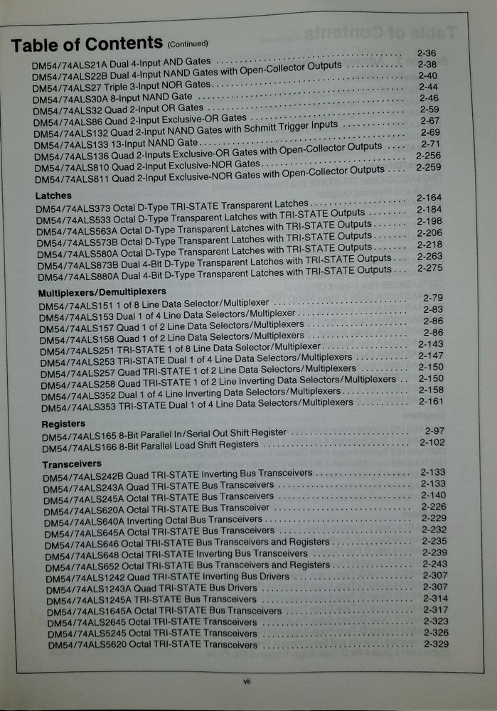 USED 1987 National ALS/AS Databook