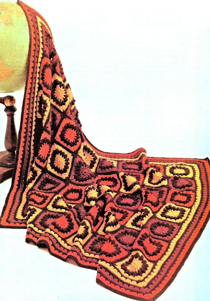 AUTUMN Libretto Afghan/Crochet Pattern INSTRUCTIONS ONLY