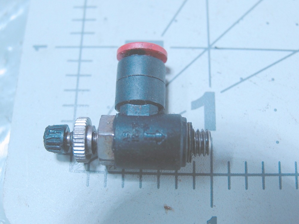 ( ARO) Adjustable Valve speed Controller 1/4" Tube Fitting