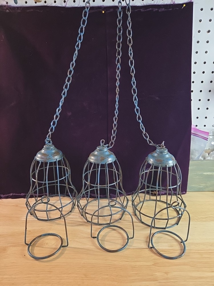 "Vintage Garden lantern" ~ burnished blue