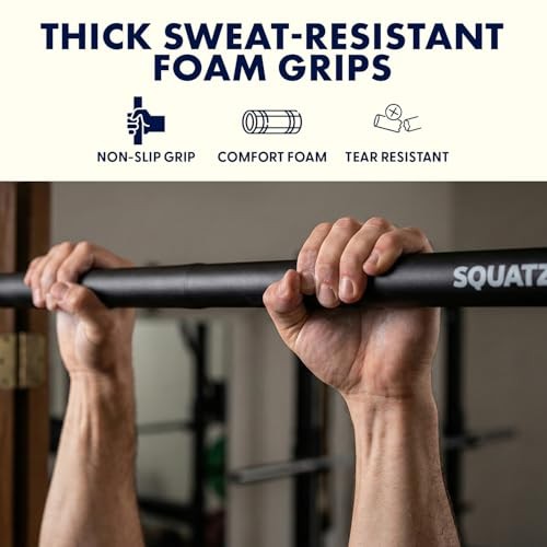 Doorway Pull Up Bar, Adjustable Door Frame Pull Up Bar with Level 29.5-37″