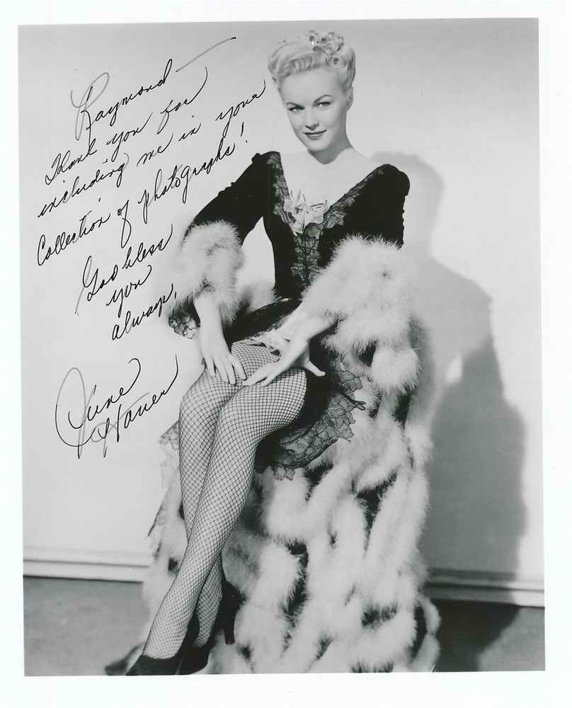 June Haver- Signed B&W Photograph