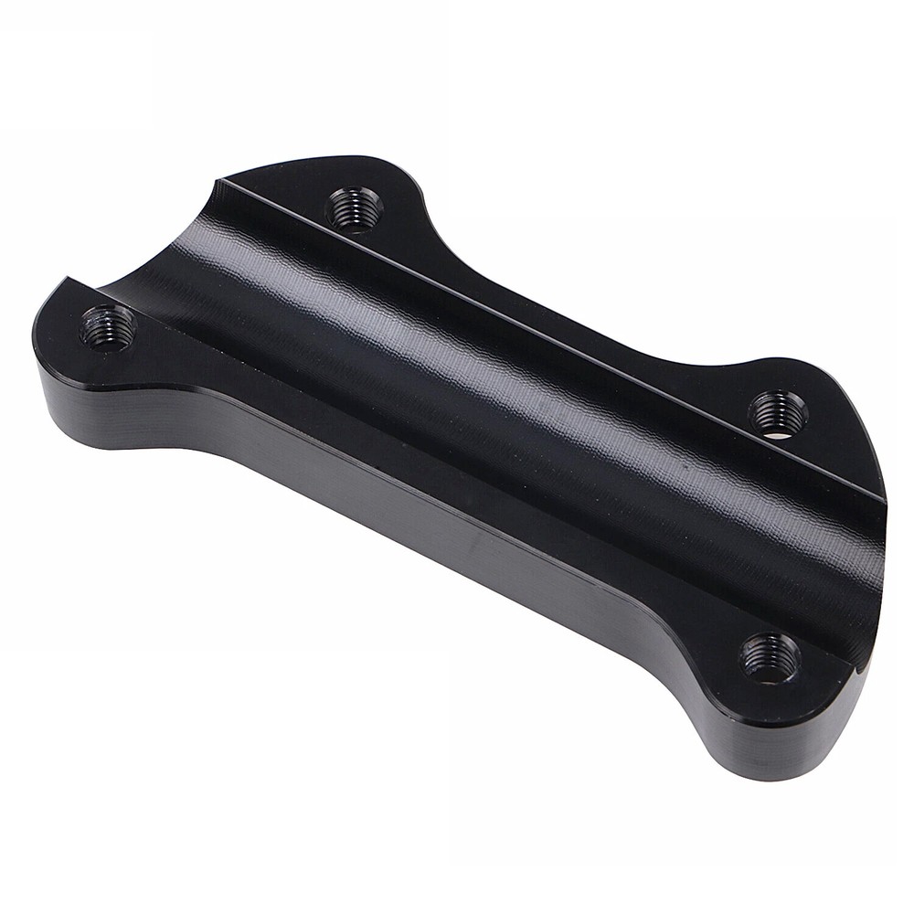4.5" Black Pullback Handlebar Risers + Top Clamp For Harley 1" Bar Sportster 883