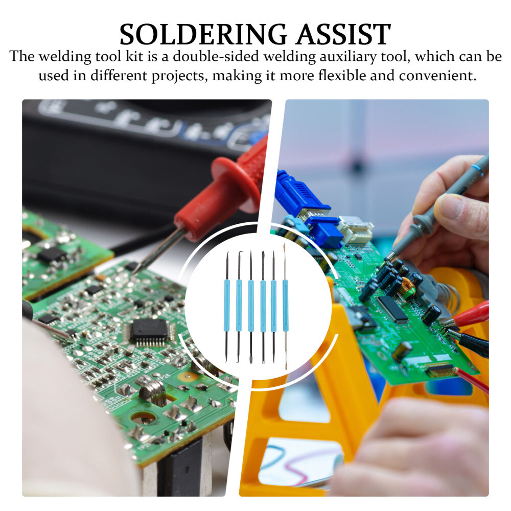 6 Pcs Welding Soldering Project Kit for Electronics Tools