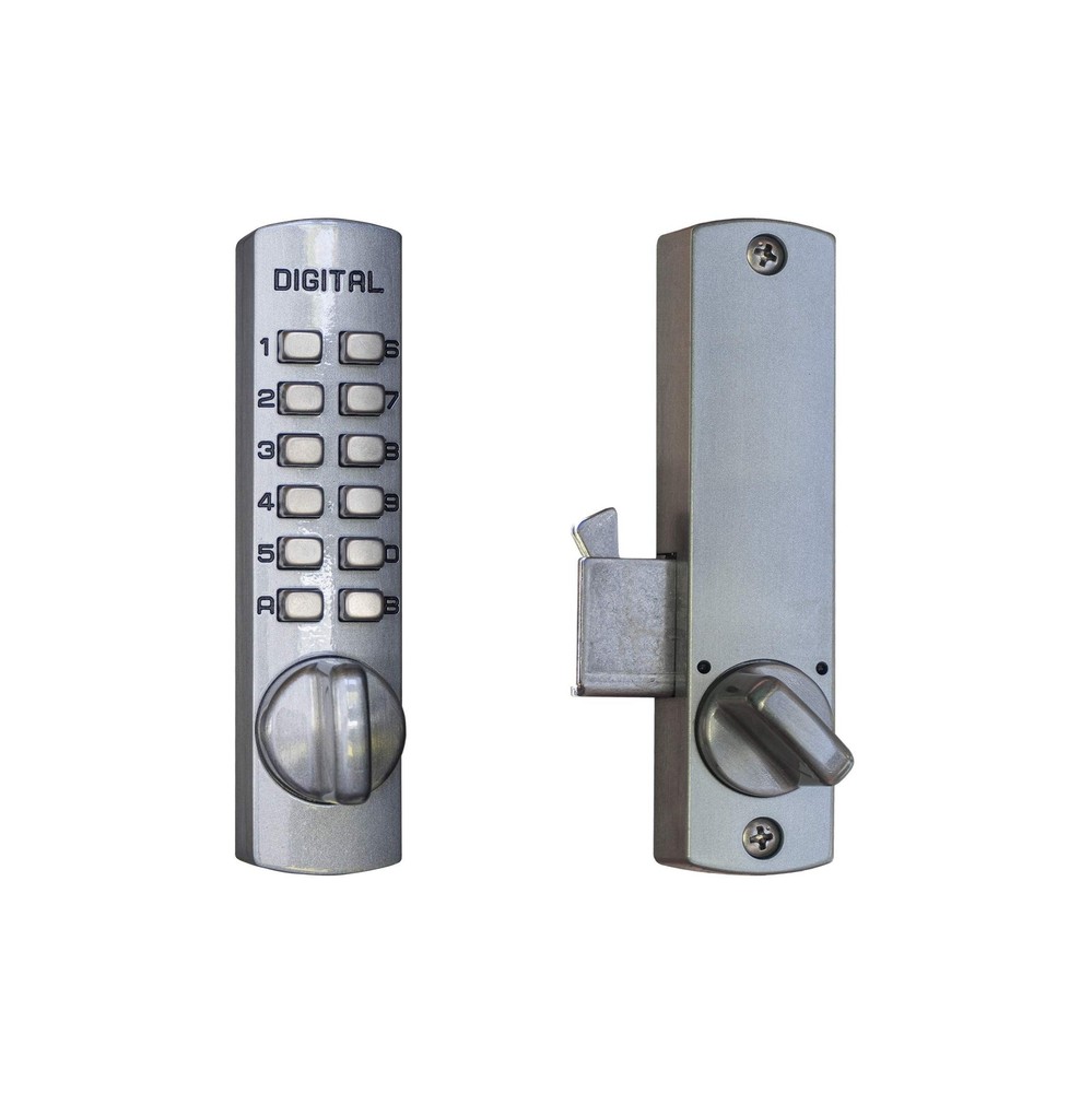 C150SC Surface Mount Hook Bolt Satin Chrome