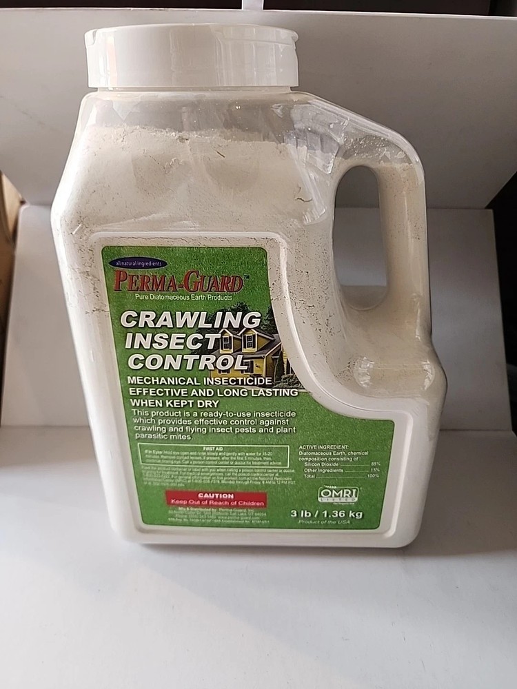 Perma-Guard Crawling Insect Control 3lb Jar (2 Pack) Diatomaceous Earth