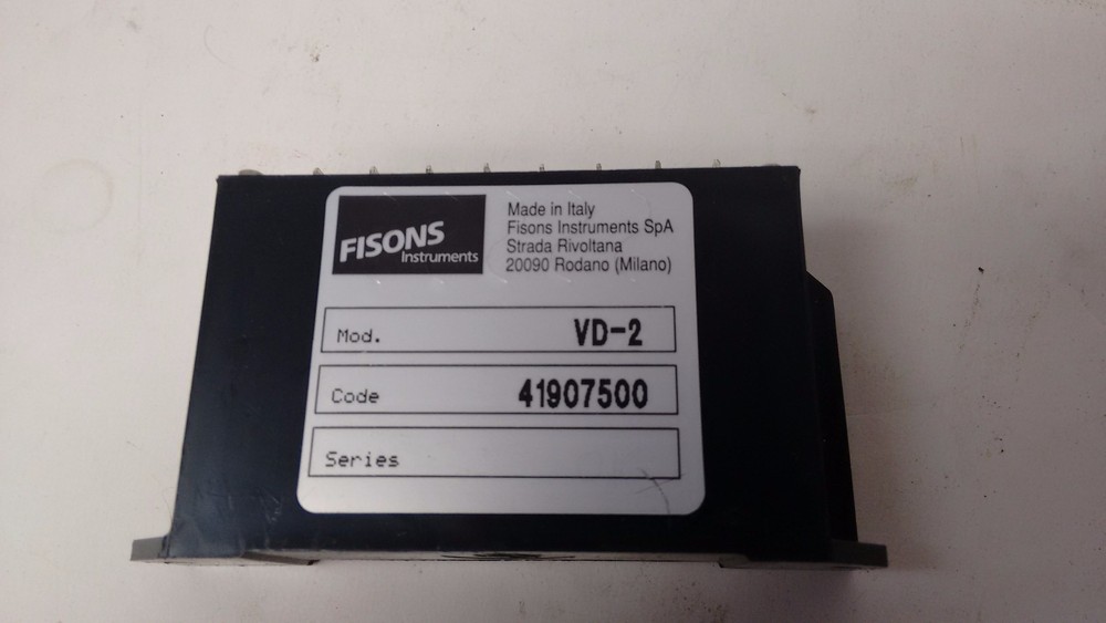 Fisons Instruments VD-2 Mass Spectrometer Component