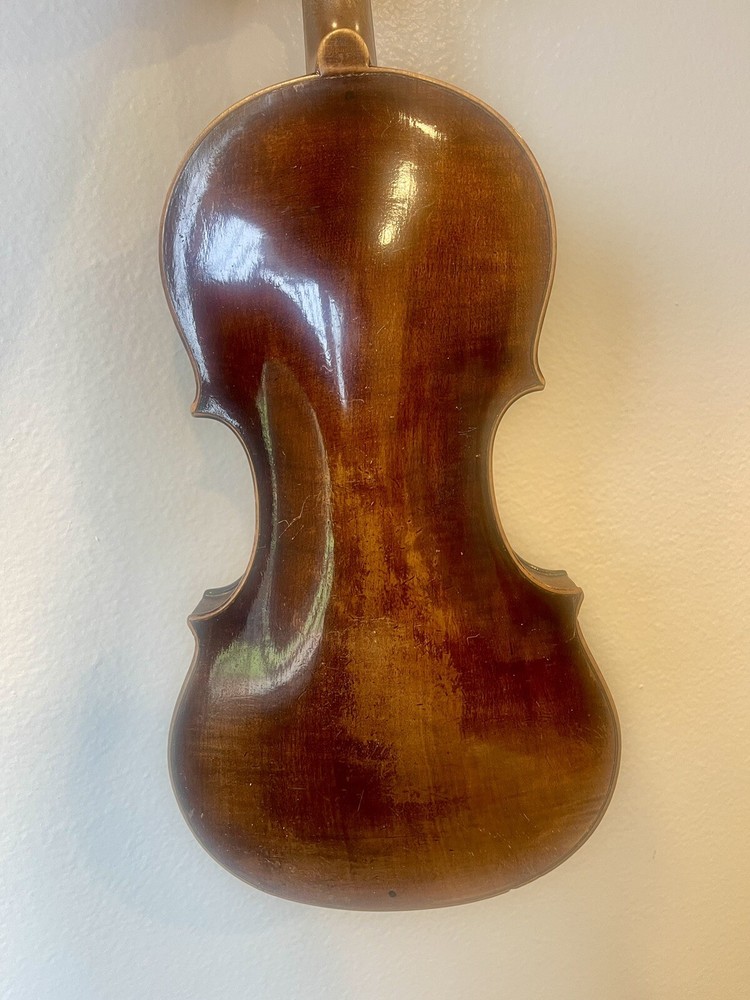 Old 4/4 19th C German Violin - Beautiful 1 Piece Back