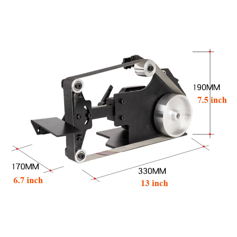 Mini Bench Electric Belt Sander DIY Polishing Grinding Machine Sharpener Tools