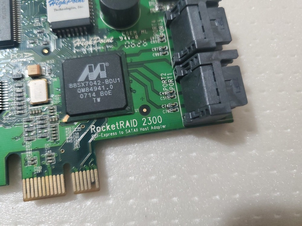 HighPoint RocketRAID 2300 PCI Express to SATA II Controller Card Host Adapter