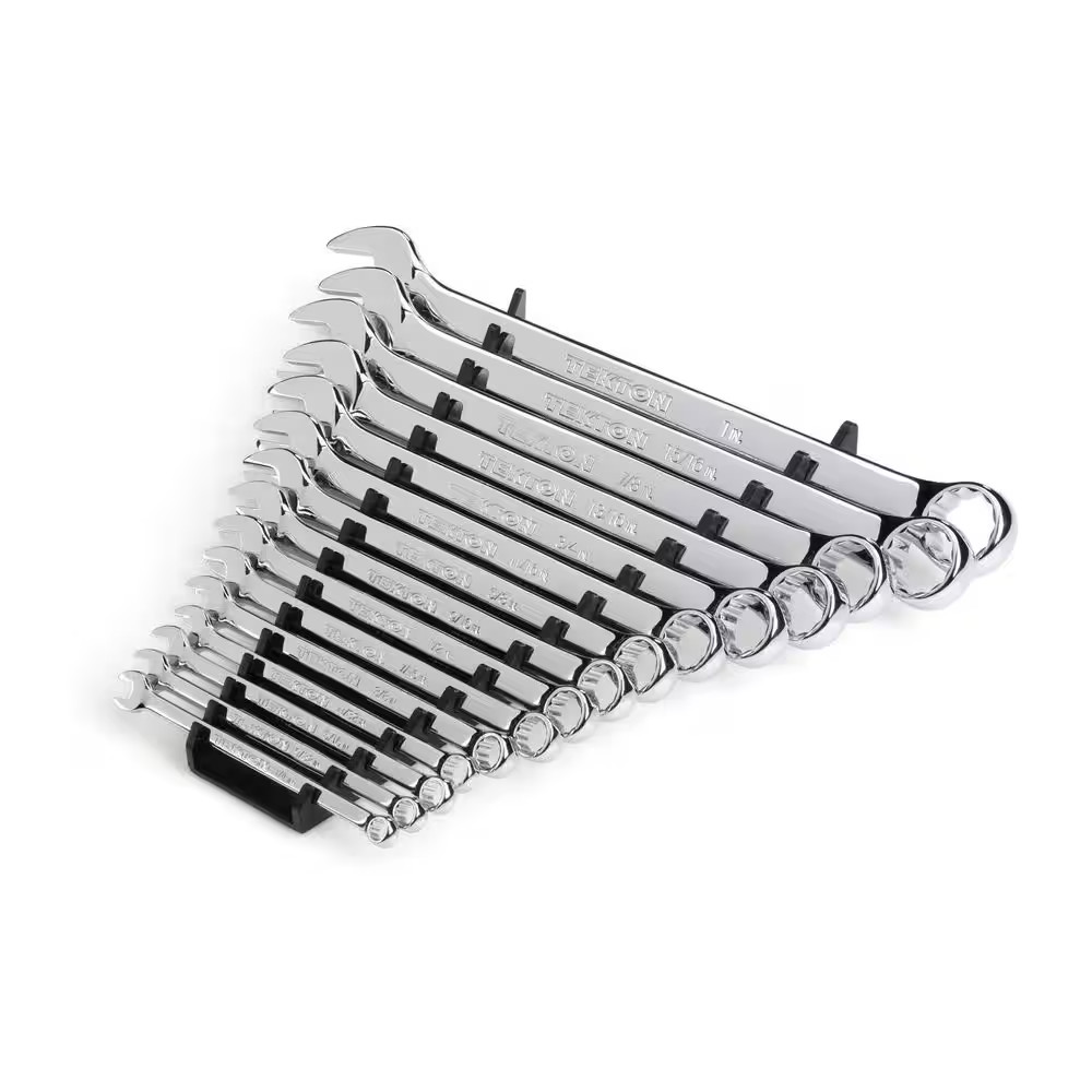 15-Tool Wrench Organizer Rack (Black)