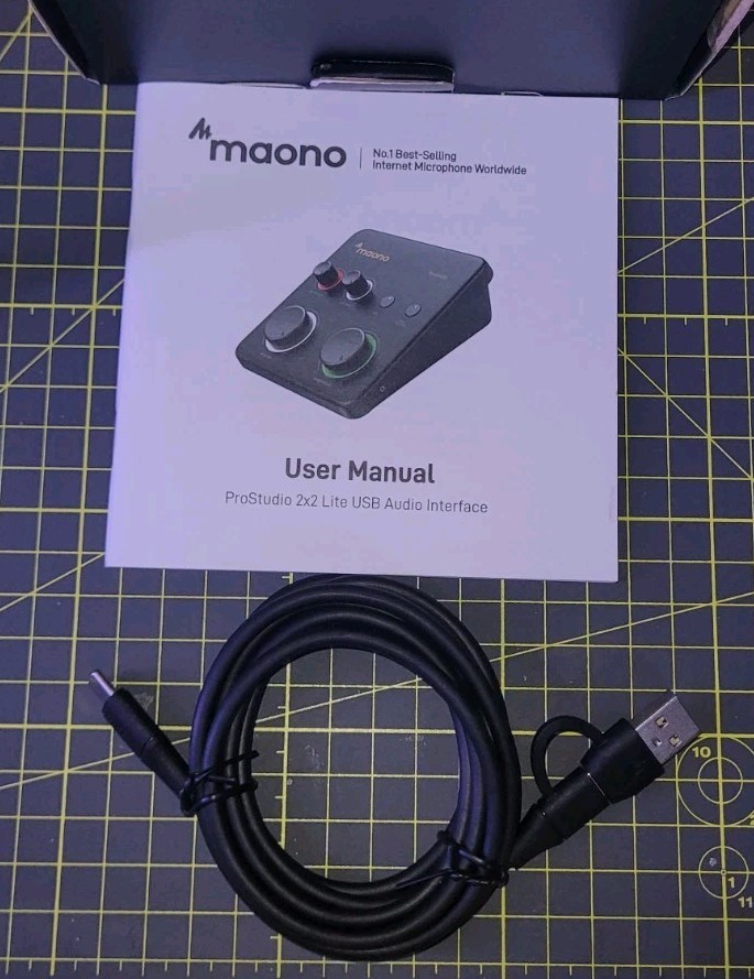 MAONO USB Audio Interface for PC: Interface with XLR Input 24-bit/192kHz OPENBOX