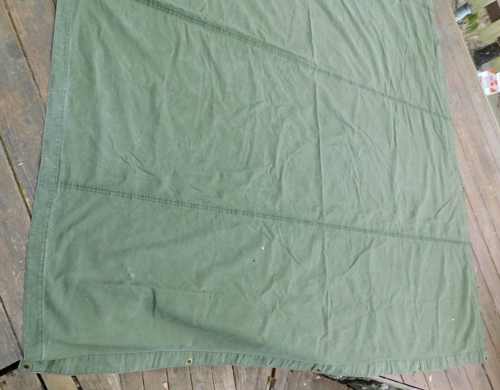 MILITARY SURPLUS 9 x 7 PLAIN CANVAS INTERIOR WALL US ARMY