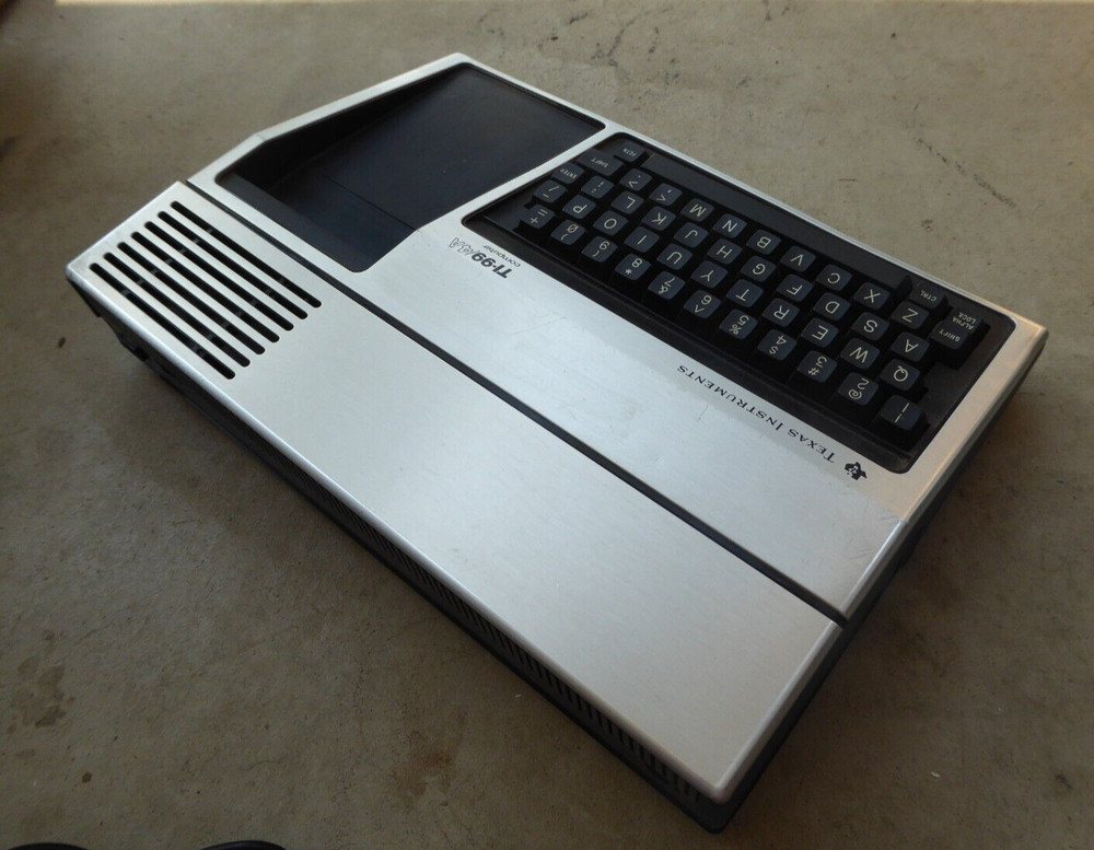 Texas Instruments TI-99/4a Computer Console Vintage In Original Box With Manuals