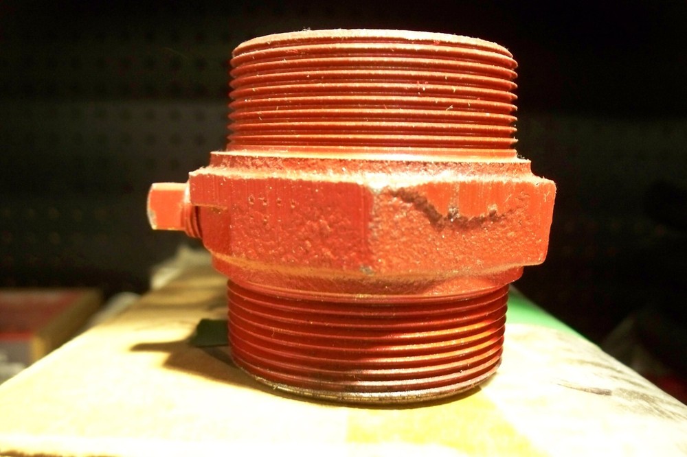 Fill-rite Mechanical Flow Meter cast Bung adapter - NEW TAKE OFF