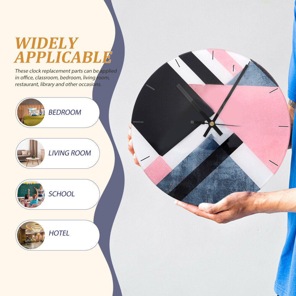 1 Set Wall Clock Movement Clock Hands And Battery Powered Replacement Motor