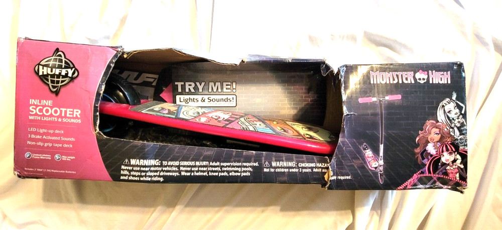 Huffy Inline Scooter Monster High Doll