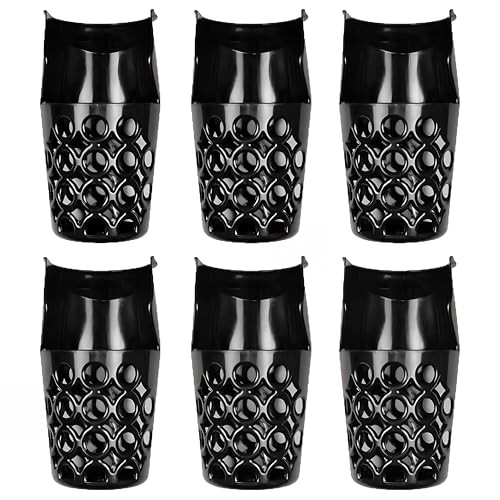 6 Pack Pool Table Pockets, Large Capacity Replacement Pockets for Billiard