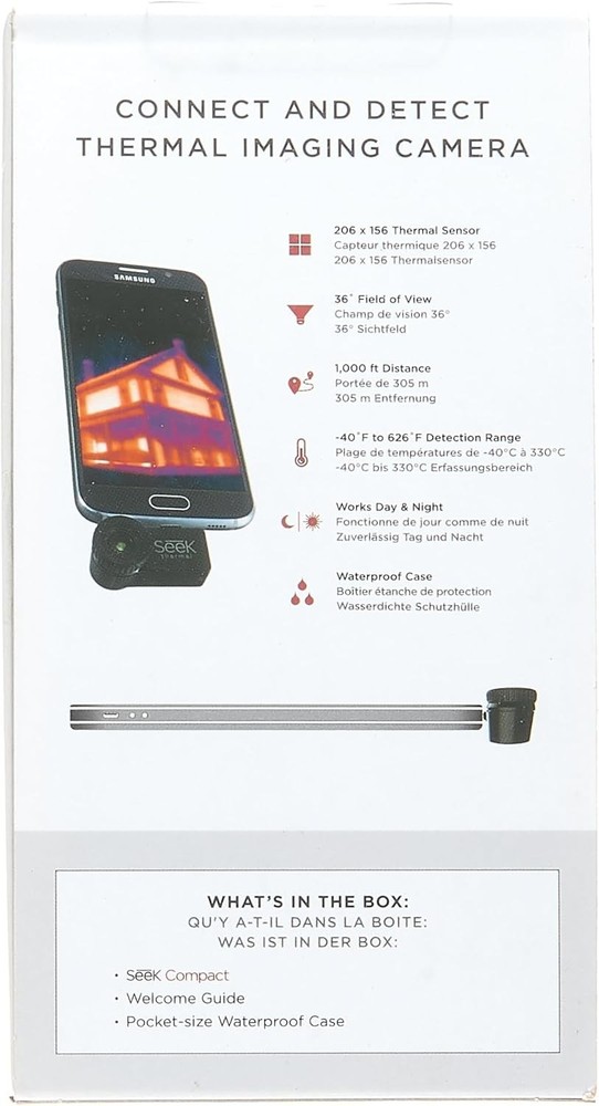 Effortless Detection: Compact Thermal Imaging Camera for Android USB-C Use