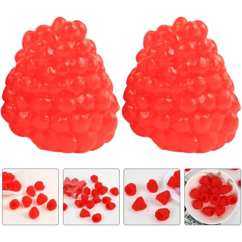 Realistic Fake Raspberry Decoration Model Home Kitchen Bar Display Props New