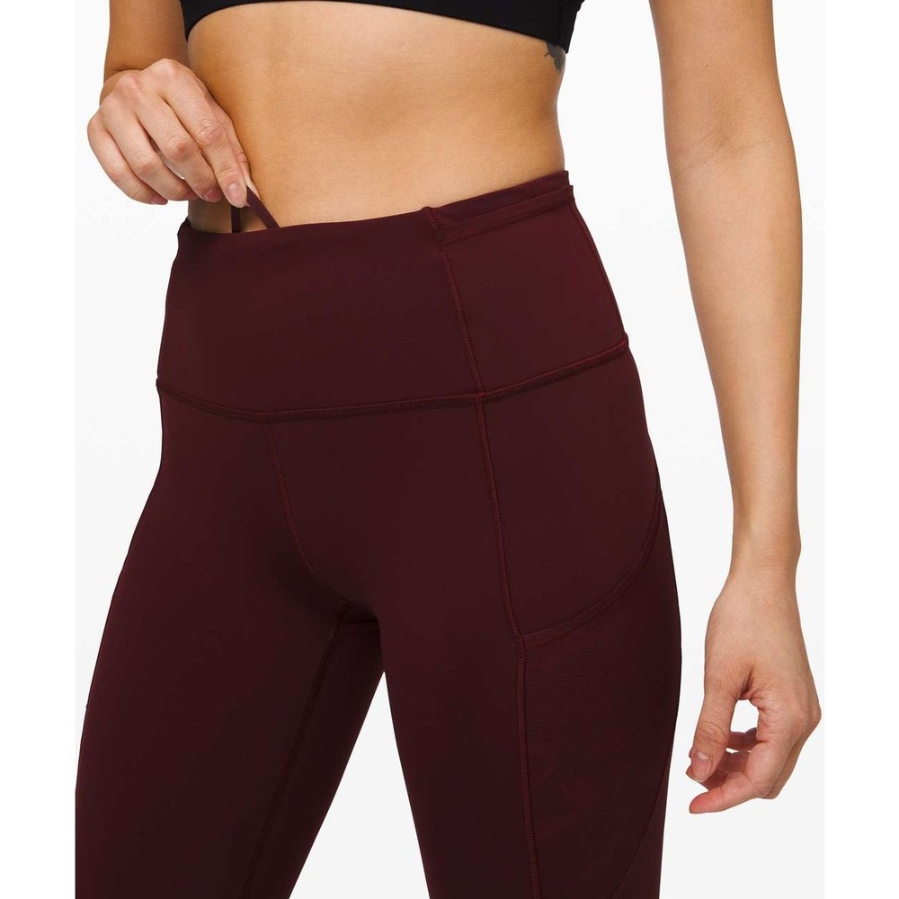 Lululemon Fast & Crop 23" *Mesh Size 10 Special Edition