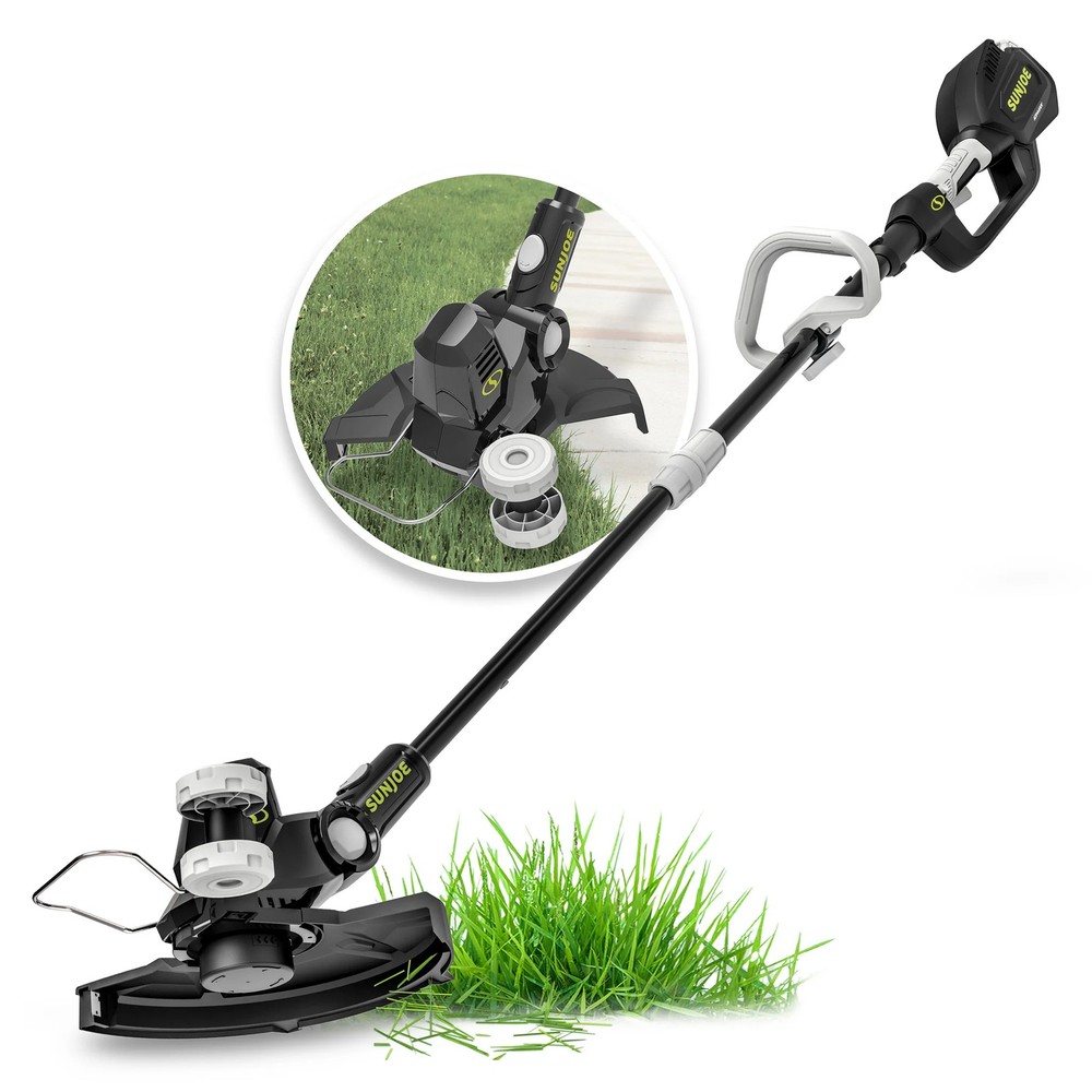 Sun Joe 24-Volt 12-inch Multi-Angle Head Cordless Dual Line String Trimmer