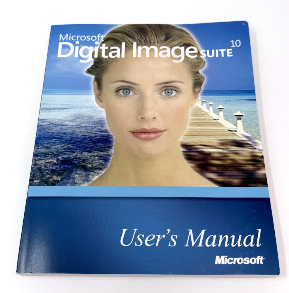 Microsoft Digital Image Suite 10 DVD & User's Manual - For Windows XP 2000 ME 98