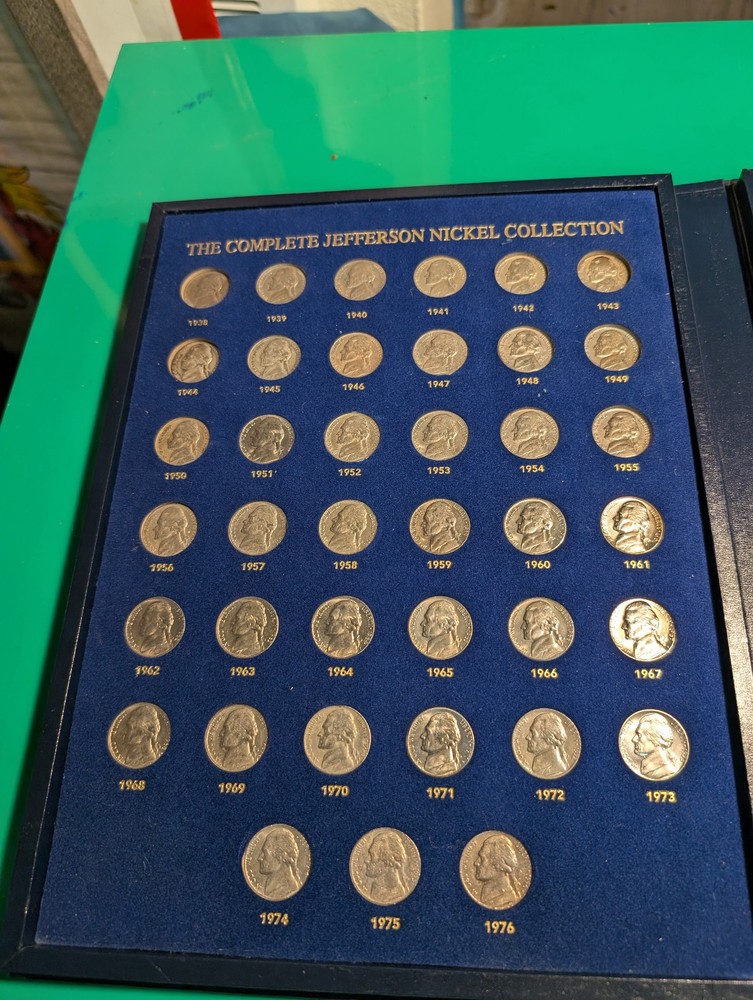 Complete Full Jefferson Nickel Folder Set 1938-2013