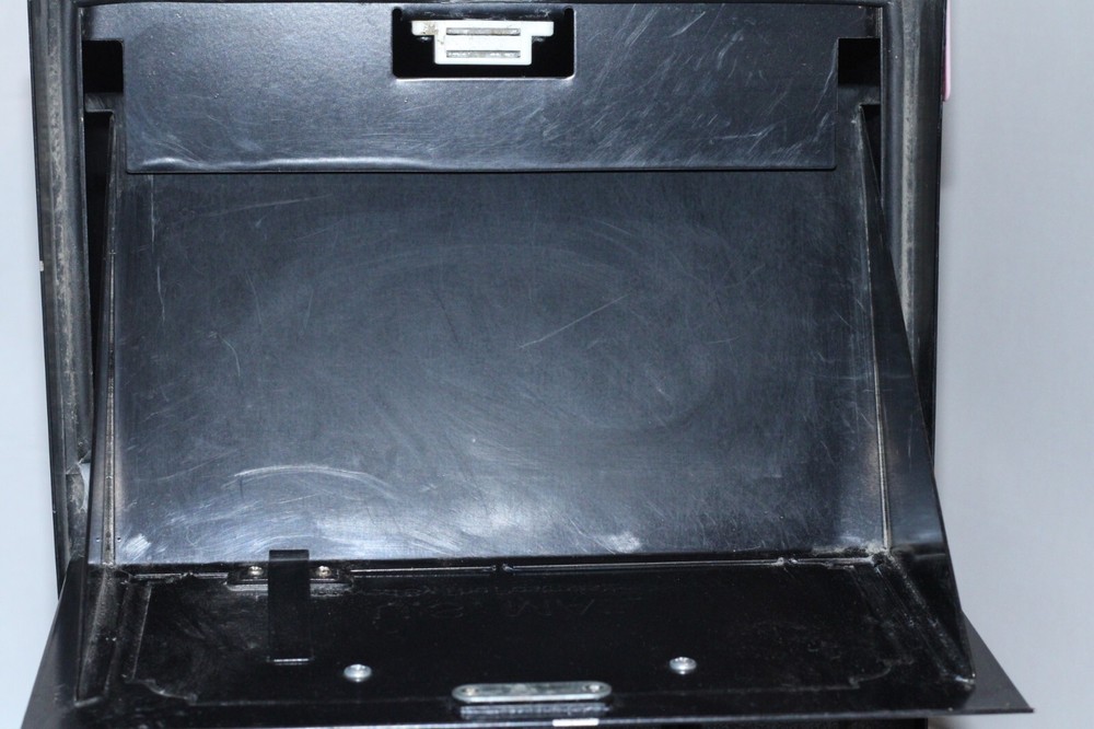 Mailcase Black Locking Mailbox See Pics/Description