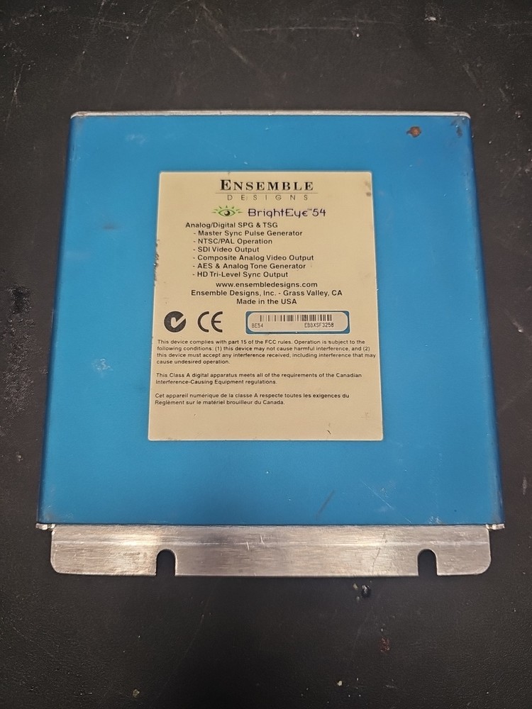 Ensemble BrightEye54 Analog Digital SPG & TSG With Ac