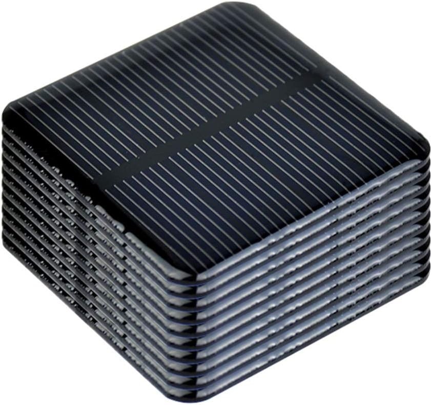 10pcs Mini Monocrystalline Solar Cells Solar System Kit 50mm X 50mm/1.96" X 1...