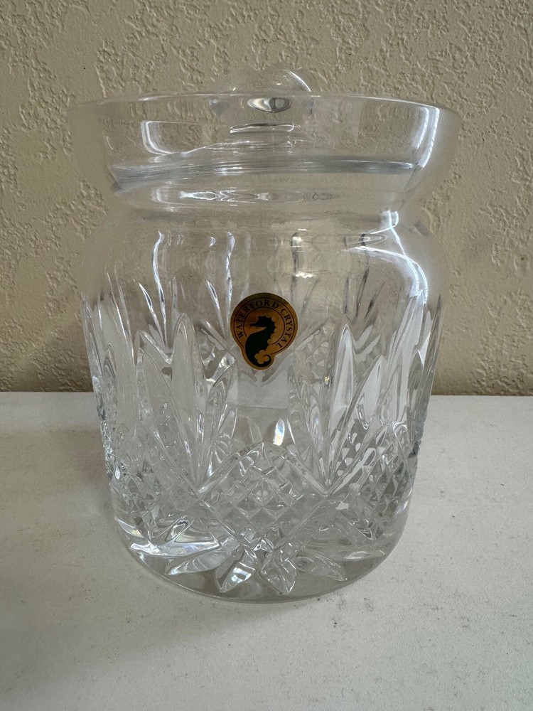 Waterford Crystal Kelley Pattern Biscuit Barrel Jar