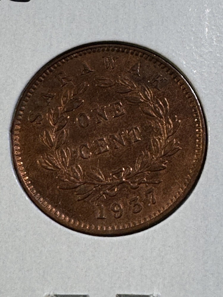 1937-H Sarawak 1 Cent