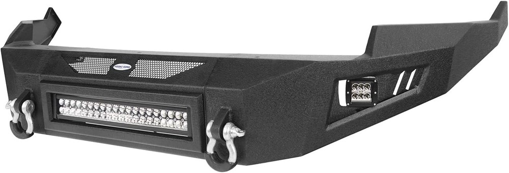 Front Bumper for Ram 1500 2009-2012 Solid Steel with D-rings LED Light